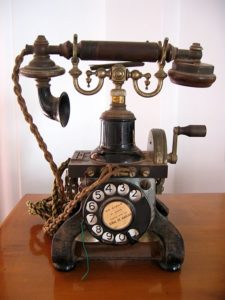Old Telephone at Hotel Cantayo